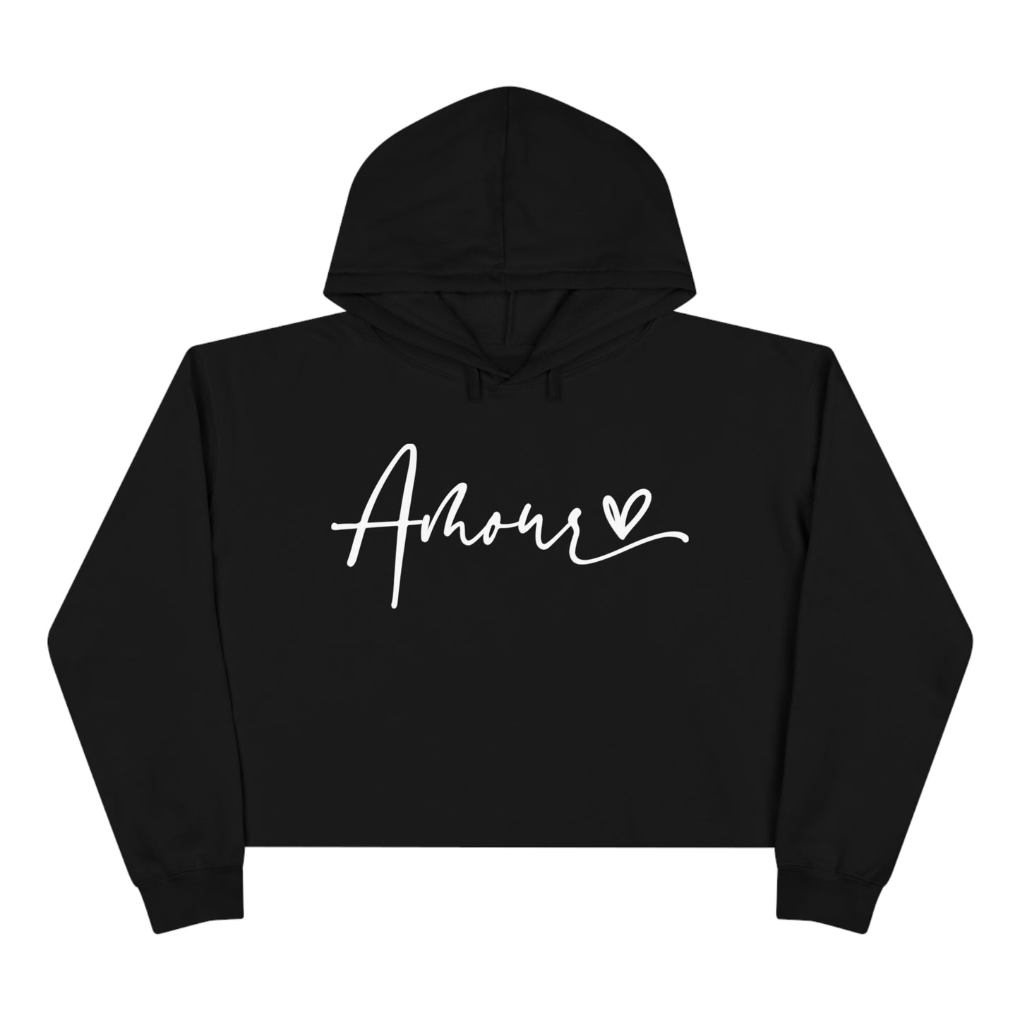 Amour Crop Hoodie