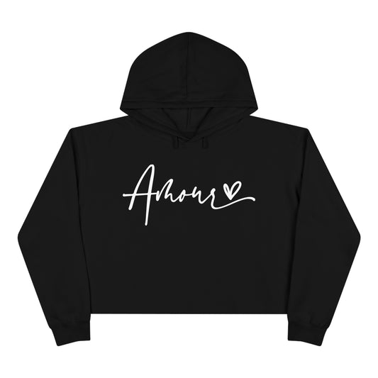 Amour Crop Hoodie