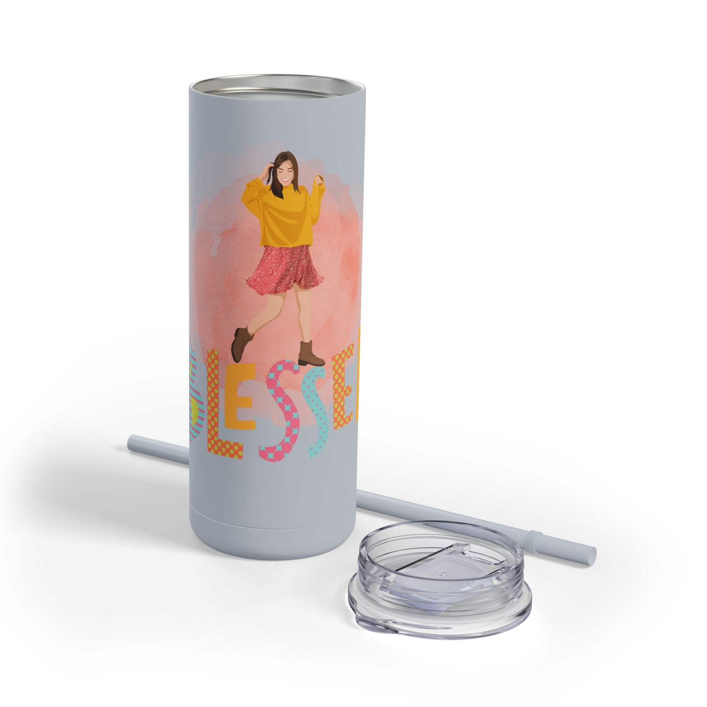 Blessed Skinny Tumbler