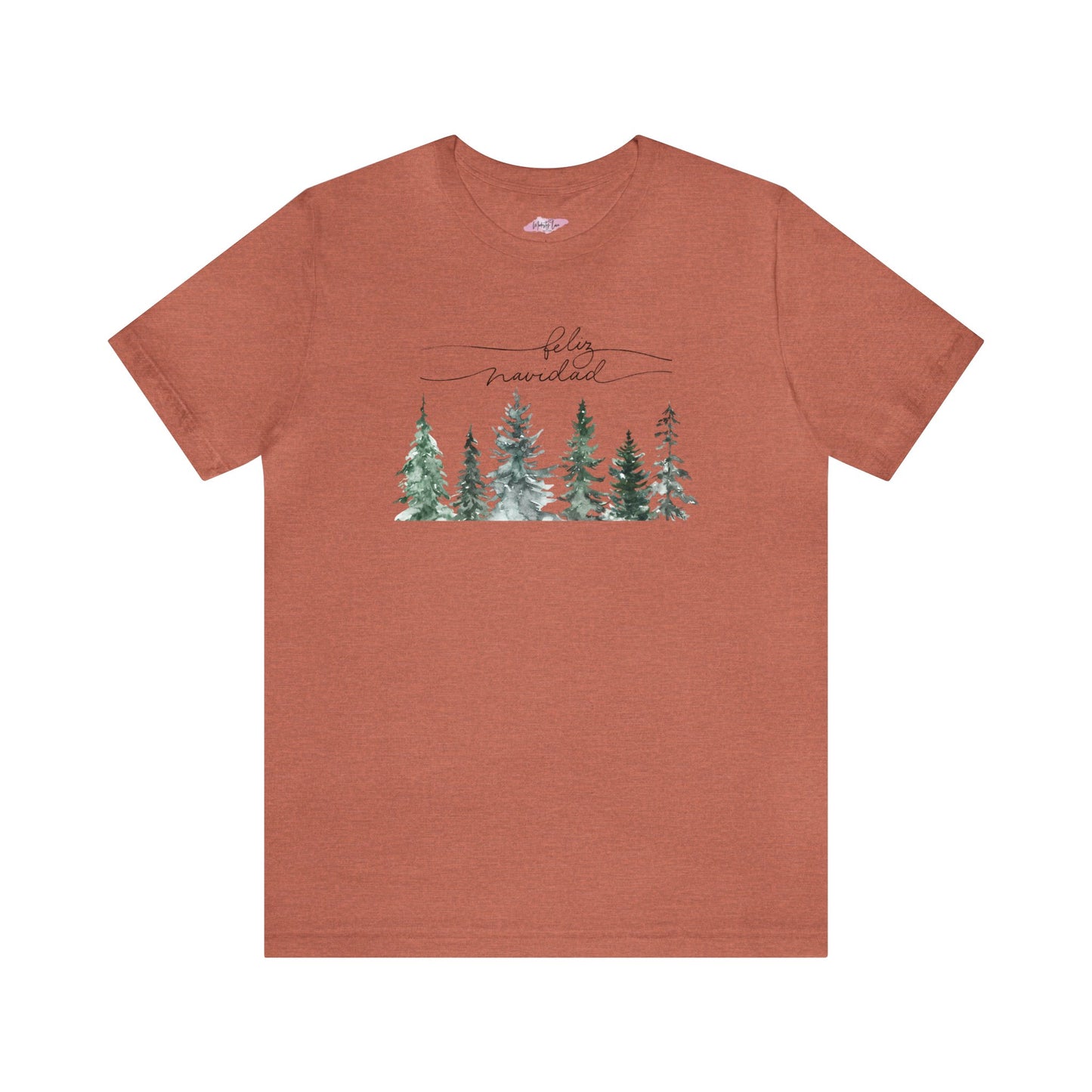 Winter Trees Feliz Navidad Tee