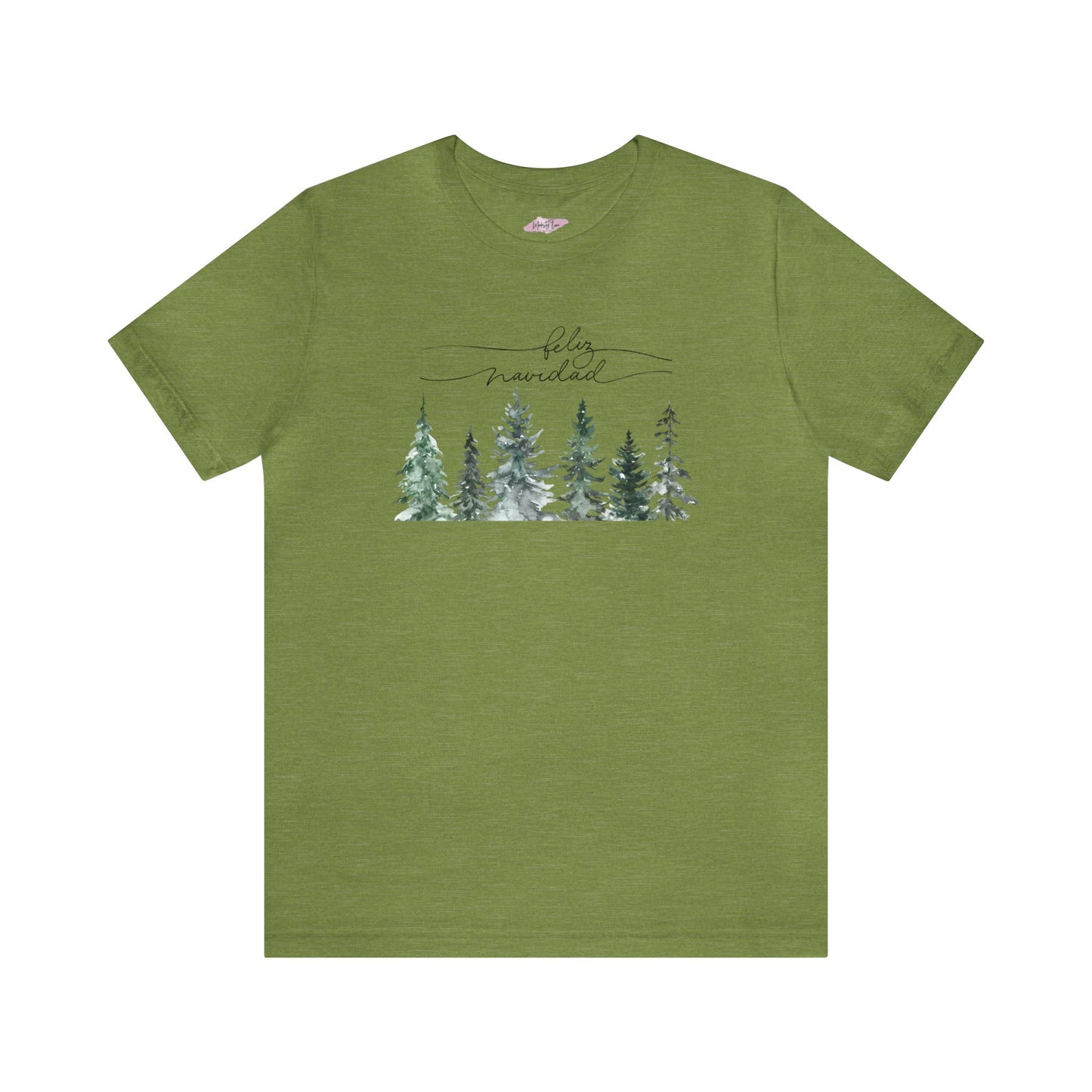 Winter Trees Feliz Navidad Tee