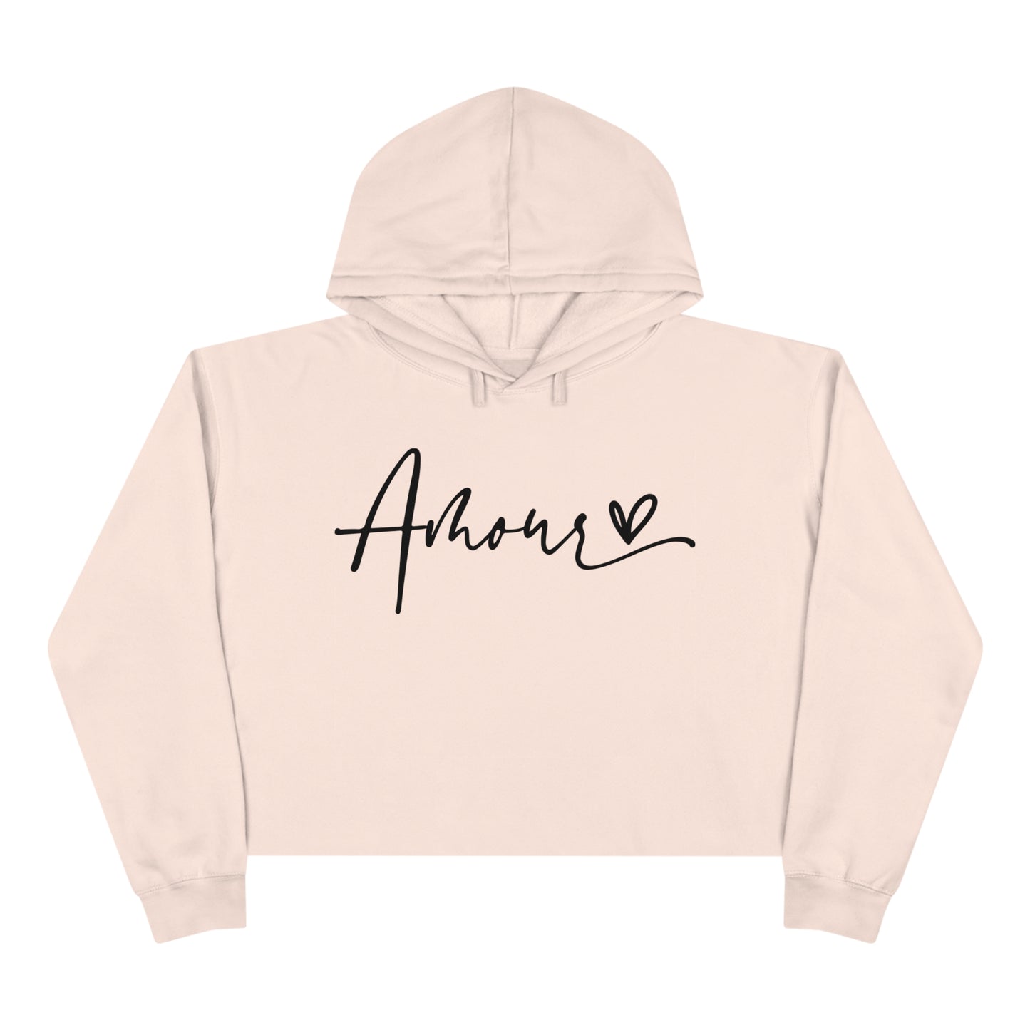 Amour Crop Hoodie