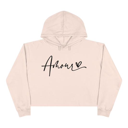 Amour Crop Hoodie