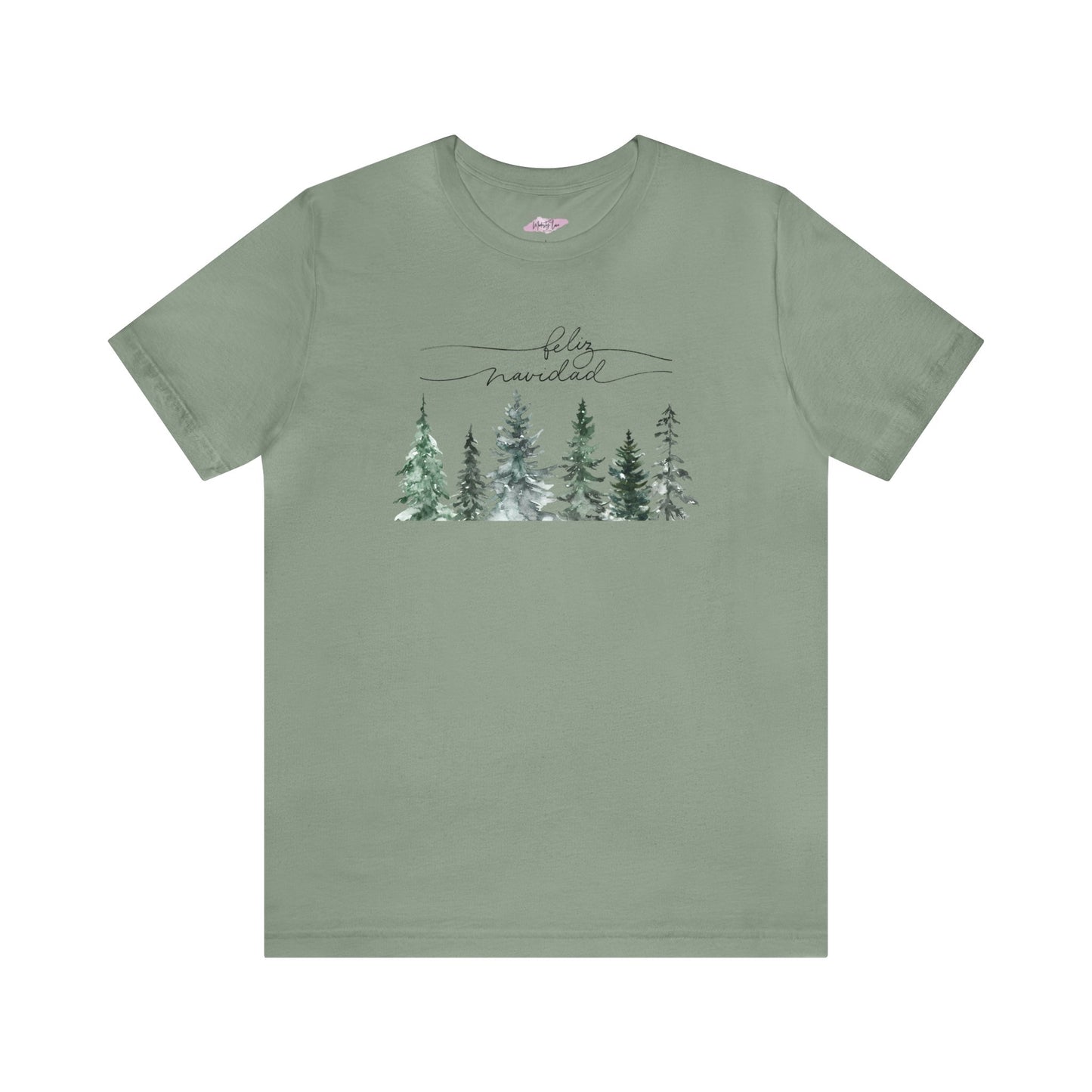 Winter Trees Feliz Navidad Tee