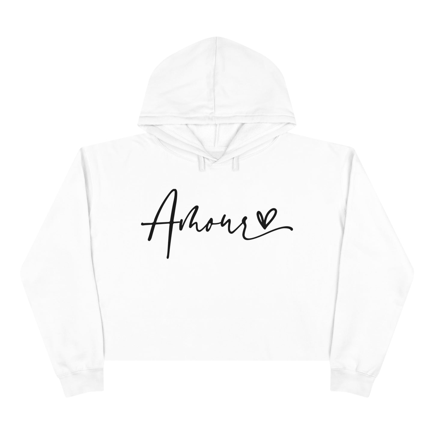 Amour Crop Hoodie