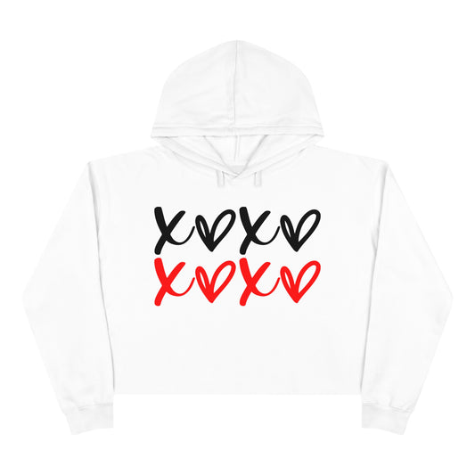 Xoxo Crop Hoodie