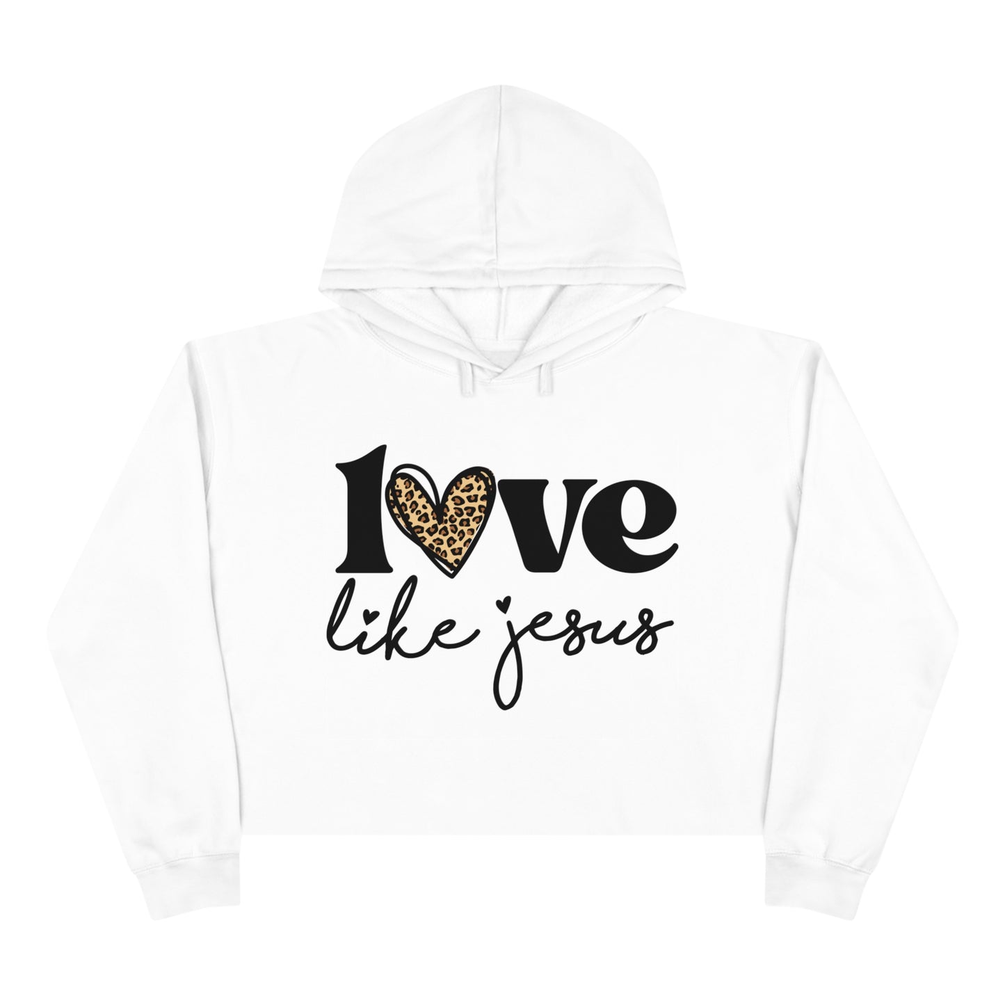 Love Like Jesus Crop Hoodie