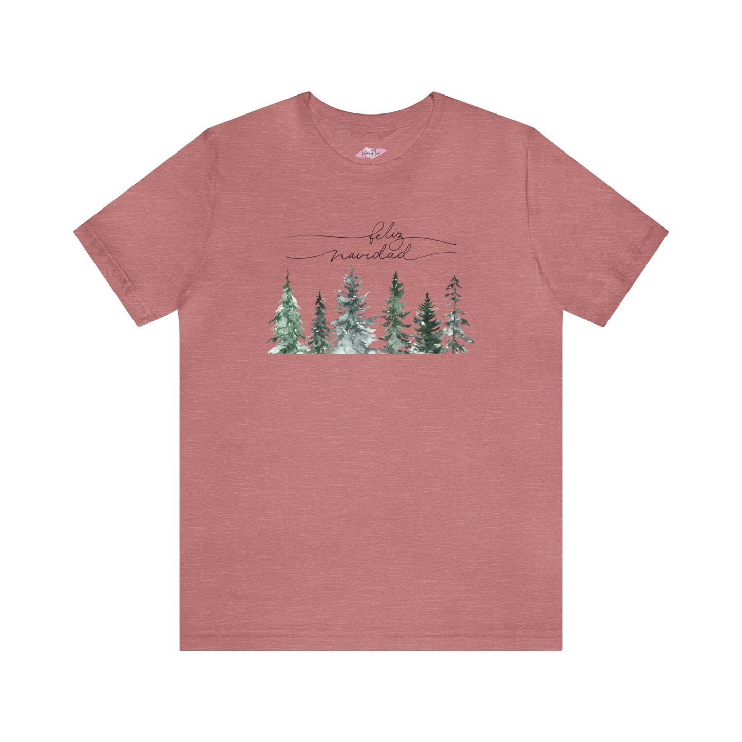 Winter Trees Feliz Navidad Tee